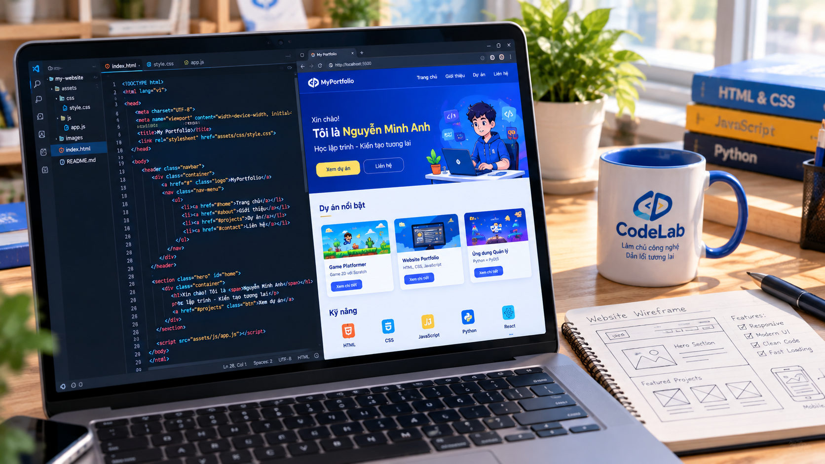 Bộ ba nền tảng công nghệ web: HTML, CSS và JavaScript